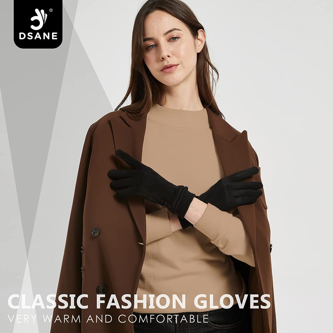 Women'S Winter Touch Screen Texting Phone Windproof Gloves - Fleece Lined, Thick Warm Gloves