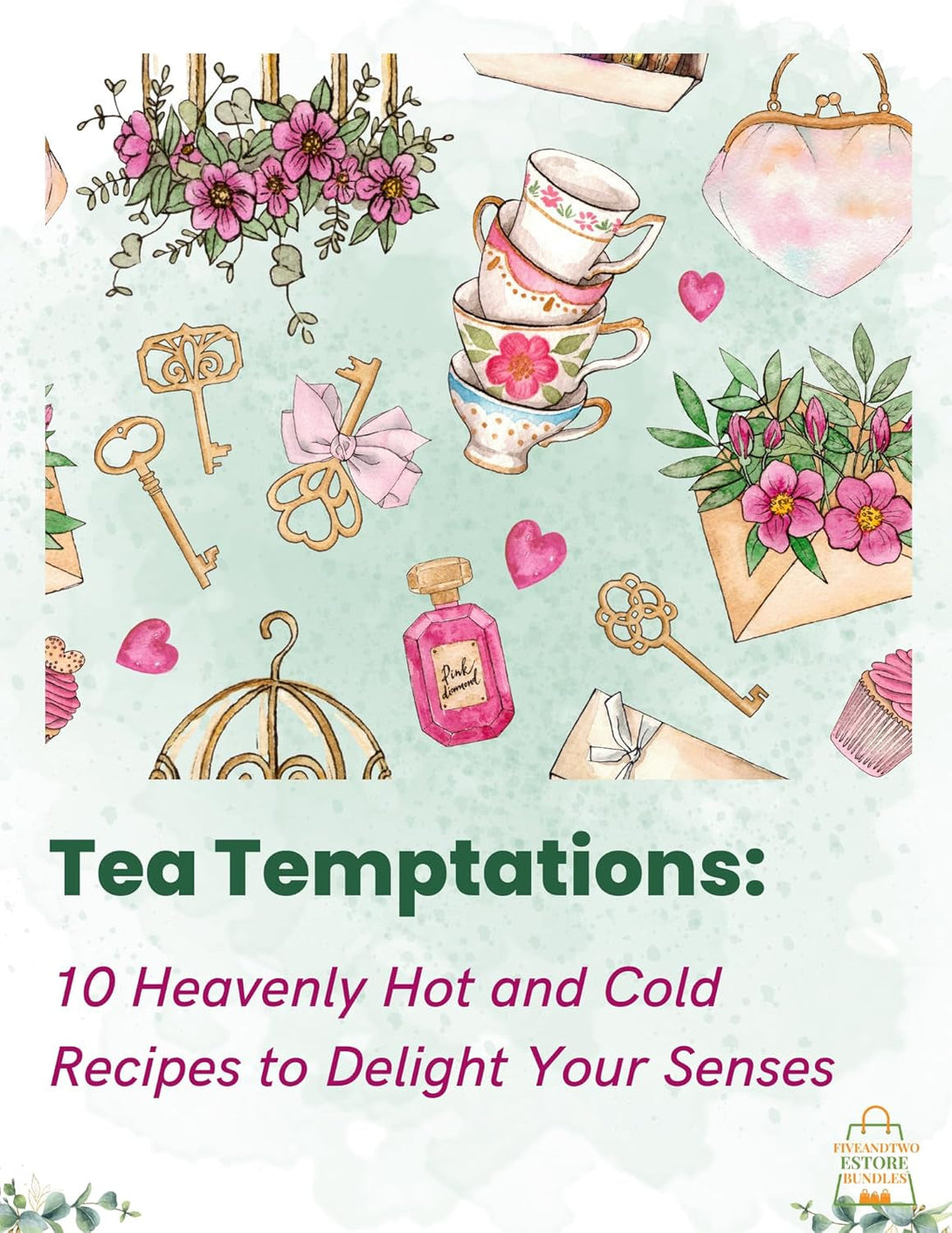 56-Piece Tea Sampler Gift Set – 14 Flavors, Premium Assorted Variety Pack with 10 Honey Sticks & Recipe Ebook – Gift for Tea Lovers, Him & Her