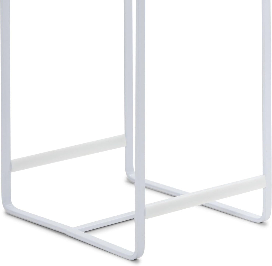 Juvale 3 Piece Plate Organizer for Kitchen Cabinet, Shelf, 2 Sizes for Pots, Pans, Cutting Boards (White) - Plate Rack