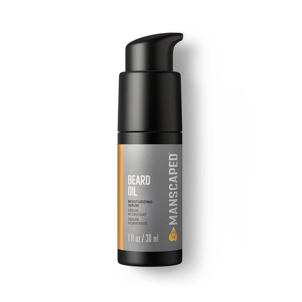 MANSCAPED® Beard Oil, Moisturizing Serum with Jojoba Seed, Sunflower, Sweet Almond Oils for a Nourishing, Hydrating Shine, (1 Fl Oz) 1-Pack
