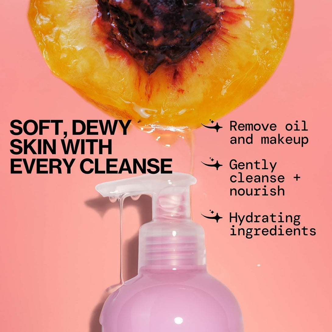 Pacifica Melt for You Facial Cleansing Oil – Hydrating Daily Face Wash & Makeup Remover Oil Cleanser for All Skin Types, Gentle Non-Comedogenic, Vegan, Clean Beauty, Dermatologist Tested 8 Fl Oz