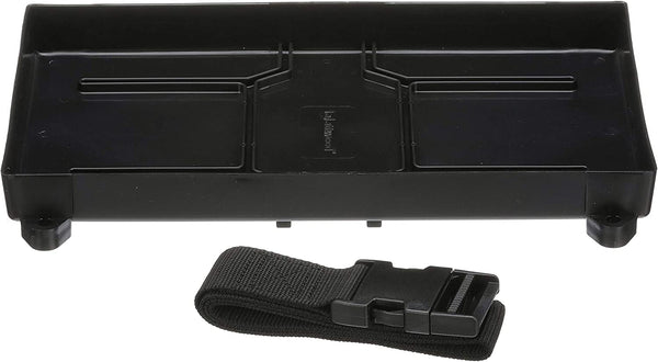 Attwood 9093-5 Battery Tray with Strap, 27/27M Series Battery, 12 3/8-Inches L X 7 1/8-Inches W, for up to 10 1/2 Inches Tall
