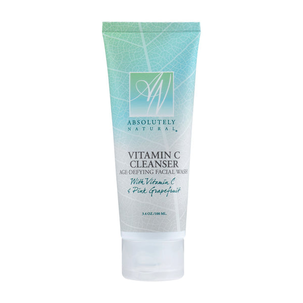 Vitamin C Cleanser - anti Aging Face Wash for Clear Skin. Made with Aloe Vera, Coconut, & Grapefruit - Exfoliating Facial Cleanser