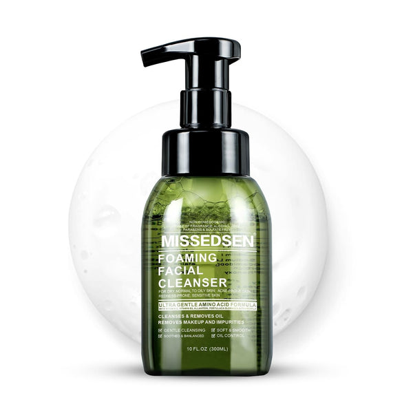 Hydrating Foam Cleanser | Makeup Remover & Gentle Face Wash for Normal to Dry, Sensitive Skin | No Fragrance, Non-Comedogenic, No Oil, No Soap (300Ml/10Oz)
