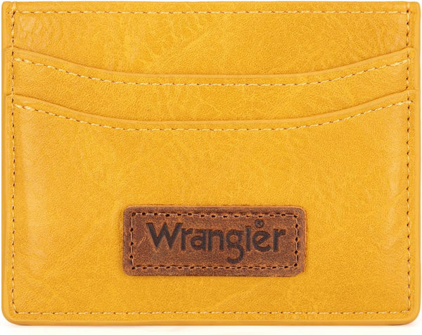 Montana West X Wrangler Credit Card Holder for Women Rfid Blocking Slim Thin Credit Card Wallet Small Credit Card Organizer for Ladies Female