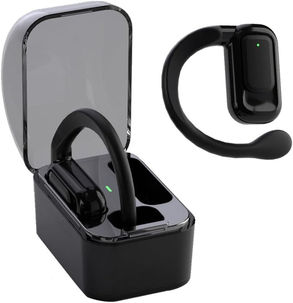 Open-Ear Bluetooth Air-Conduction Sport Headphones - Sweat Resistant Wireless Earphones for Workouts and Running - Built-In Mic
