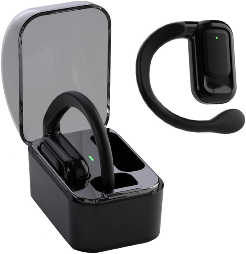 Open-Ear Bluetooth Air-Conduction Sport Headphones - Sweat Resistant Wireless Earphones for Workouts and Running - Built-In Mic