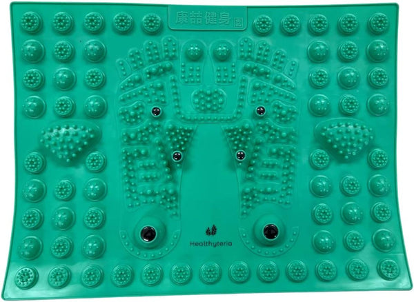 Foot Massage Mat Pad, Acupressure Mat for Feet, Foot Reflexology Massager for Women and Men, Anti-Slip Mat for Heel and Arch Pain (Green)