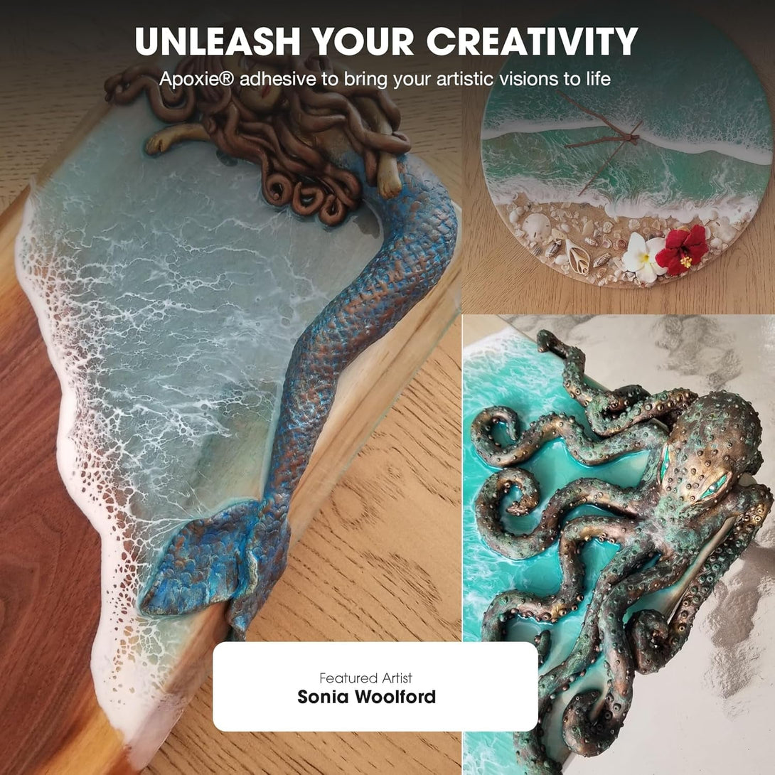 Aves Apoxie Sculpt - 2 Part Modeling Compound (A & B) - 1 Pound, Apoxie Sculpt for Sculpting, Modeling, Filling, Repairing, Simple to Use and Durable Self-Hardening Modeling Compound - Brown