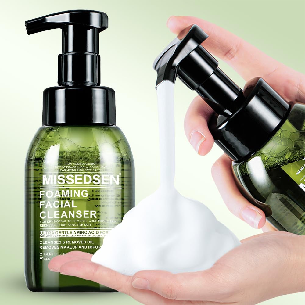 Hydrating Foam Cleanser | Makeup Remover & Gentle Face Wash for Normal to Dry, Sensitive Skin | No Fragrance, Non-Comedogenic, No Oil, No Soap (300Ml/10Oz)