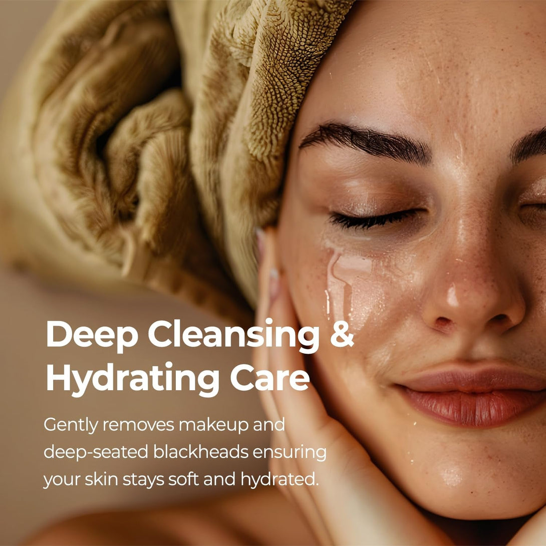 AVCA Korean Blackhead Remover Cleansing Oil 10.14 Fl.Oz.(300Ml) - Oil Cleanser for Face, Makeup Blackhead Remover, Normal & Oily Skin, Face Pore Cleanser