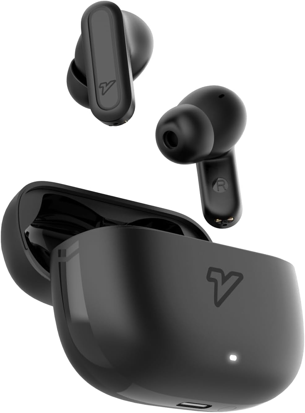 VOKALEN Air Pro True Wireless Hybrid Active Noise Cancelling Earbuds Bluetooth Headphones, Ergonomic Design In-Ear Headset, 40H Long Playtime with Wireless Charging, Custom EQ with APP, Bluetooth 5.3