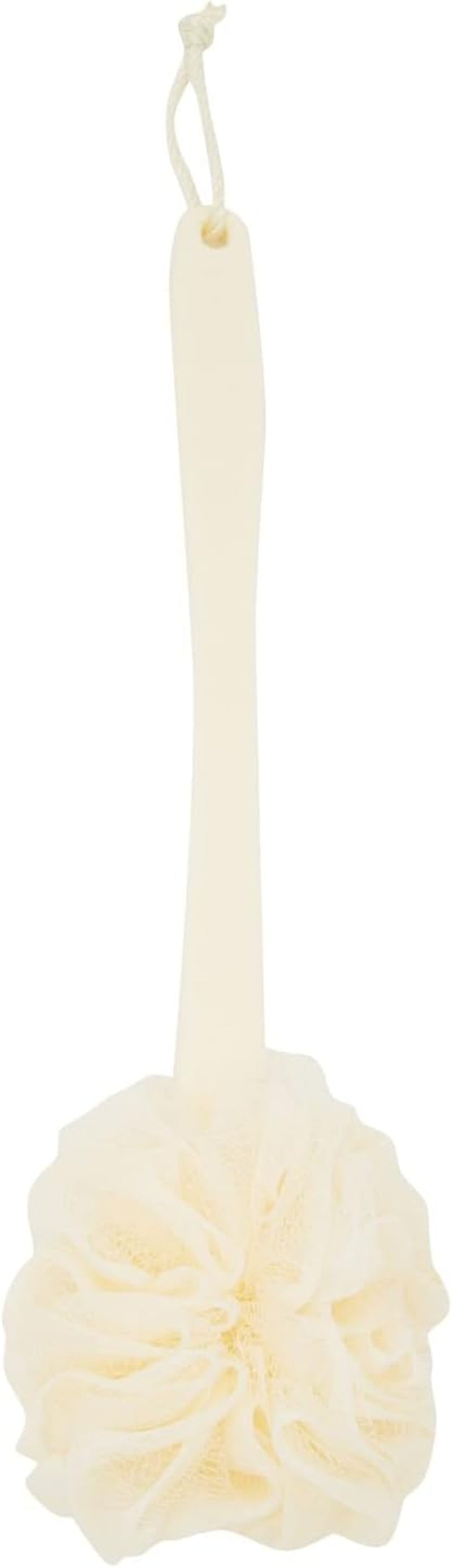 3 Pack Long Handled Loofah Back Scrubber, Exfoliating Body Sponge for Shower, Bath (18 In)