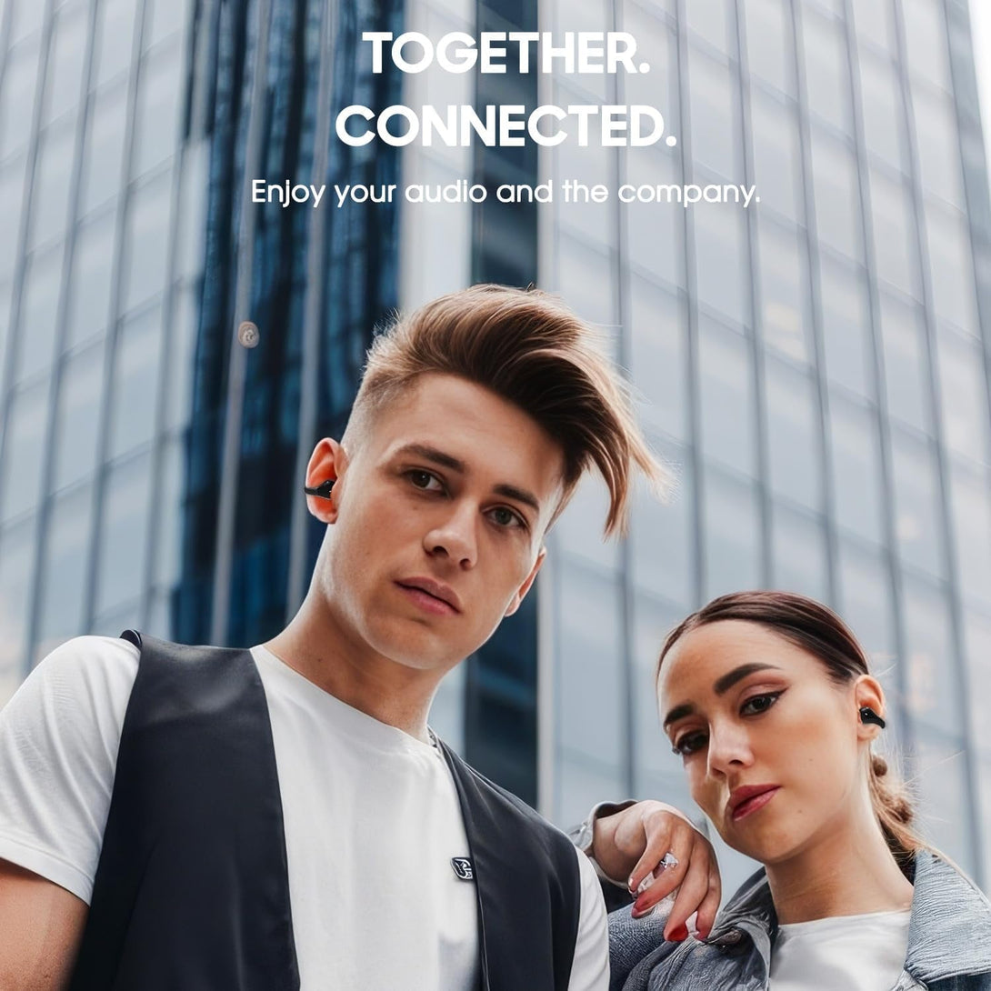 C1Pro Ear Clip Earbuds Clip on Ear Buds Wireless Bluetooth Earbuds Freeclip Bluetooth Headphones Open on Earring Cuff Earbud Earrings Clips Best Free Bud for Ears Glasses Living Need Open-Ear Comfort