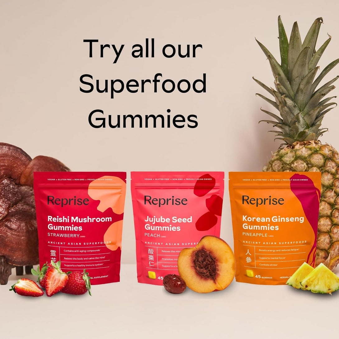 Jujube Seeds in Daily Gummies, 300 Mg Full-Spectrum Jujube Seeds, Supports Relaxation & Restful Sleep, 100% Plant Based Vegan & Gelatin Free, Peach Flavored, 45 Gummies