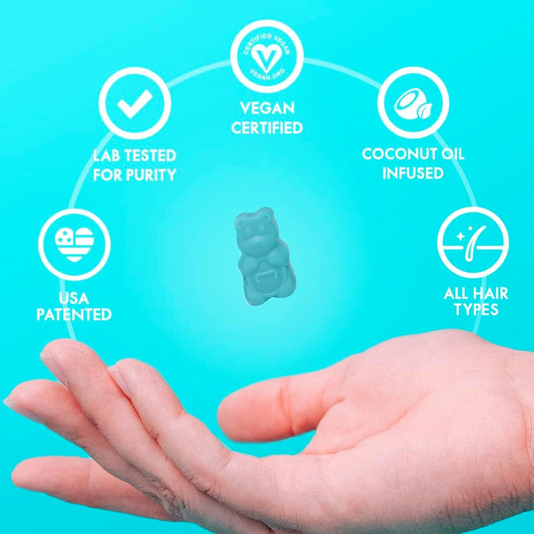 Sugarbear Hair Vitamin Gummy 2 Month Supply Extra Strength Biotin 6000Mcg, Growth for Men & Women, Vegan Vitamin B12, MSM, Inositol, Omega 3, Elderberry, Certified Kosher, Halal, Cruelty-Free