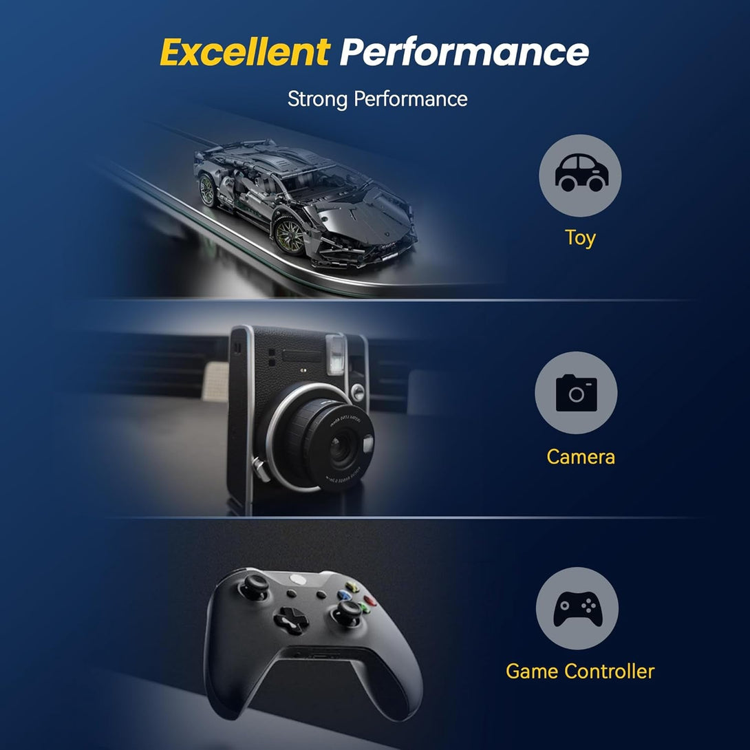 Rechargeable AA Batteries Lithium with Charger,8 Pack 1.5V 3000Mwh Double a Battery Rechargeable,Long Lasting Pilas Recargables Lithium Ion AA Battery with Charging Storage Box for Blink Xbox