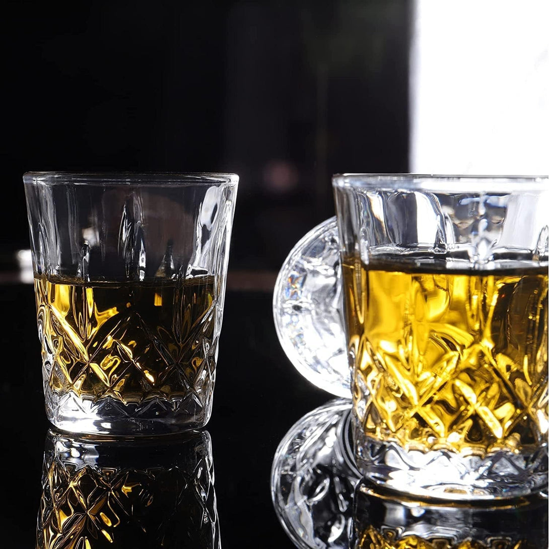 1.7 OZ Tequila Shot Glasses Heavy Base Shot Glass, Crystal Cordial Glasses (Set of 8)