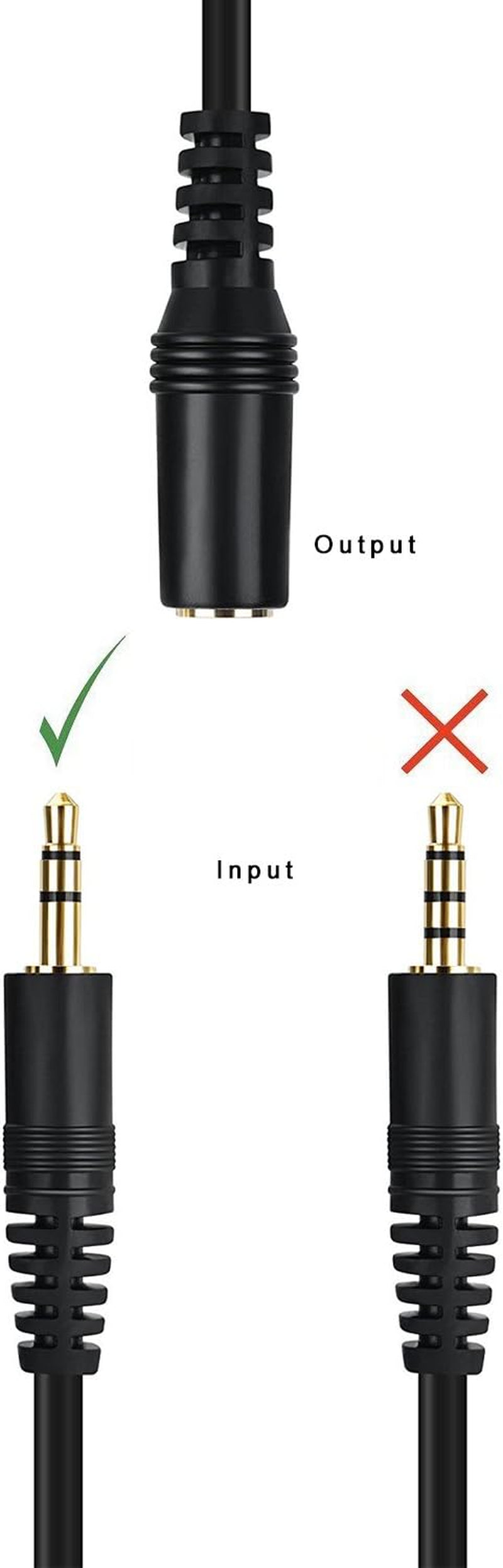 PASOW 3.5Mm Stereo Male to Female Extension Audio Cable Cord (30 Feet)