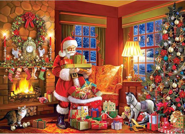 Roseart - Kodak Premium - Christmas Eve Delivery - 1000 Piece Jigsaw Puzzle for Adults