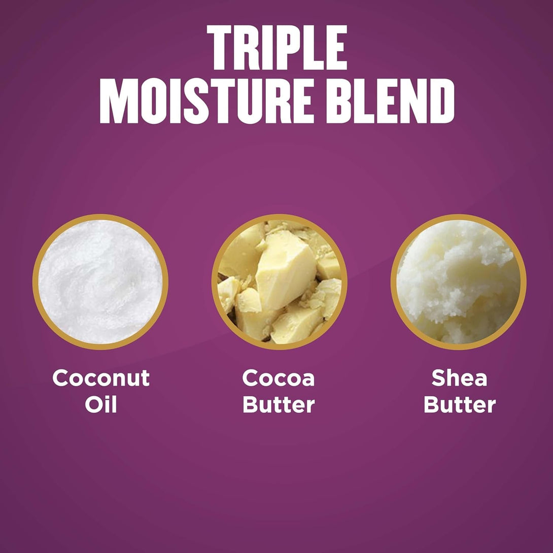 Gold Bond Cocoa Butter Glow Daily Hydrating Lotion with Shea Butter, Cocoa Butter & Coconut Oil, Exfoliating Moisturizer for Dry Skin, 14 Oz.