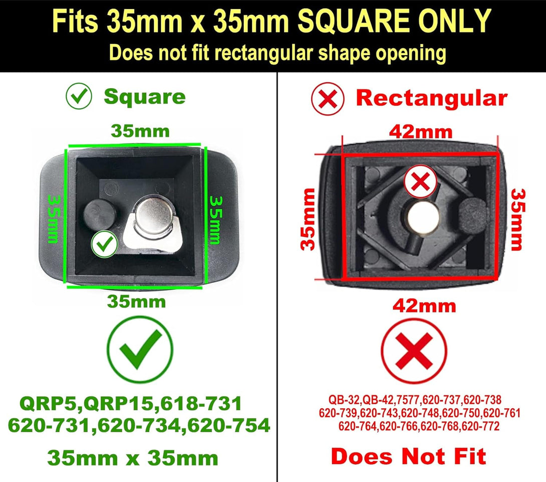 35Mm Tripod Quick Release Plate Camera Mounting Adapter Replacement for Quantaray, Sunpak 5800D 7000Tm, Slik, Walmart MX1000, TG-P60T Tripod Mount QR-57