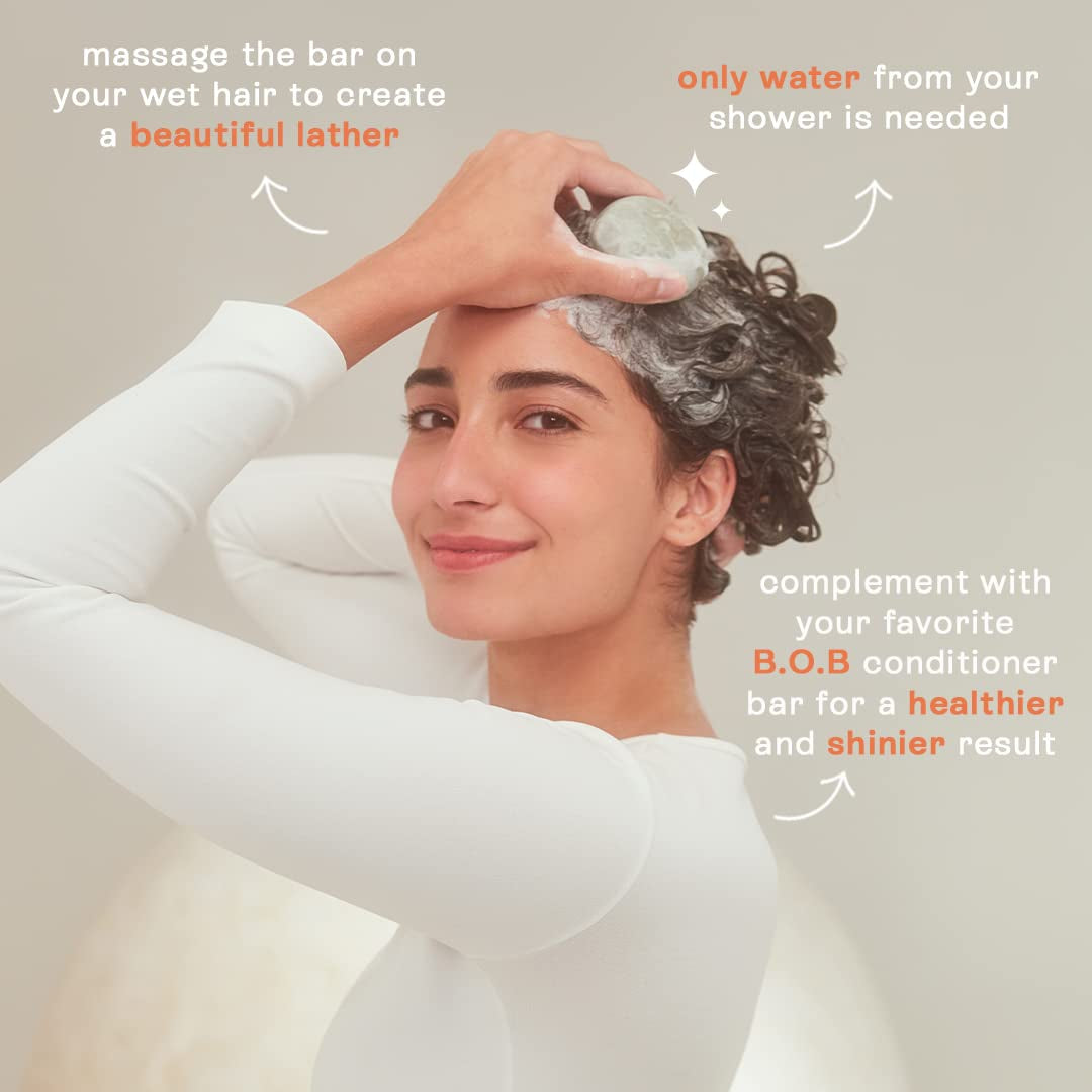 B.O.B BARS over BOTTLES Solid Shampoo Bar (Detox)