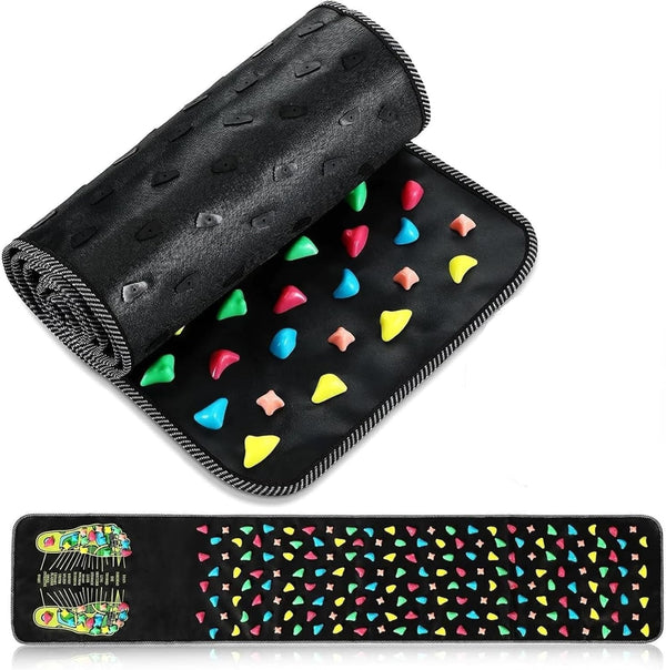 Foot Massage Mat Reflexology Walk Stone Road Foot Massage Acupoint Mat for Acupressure Relaxes Relieves Body Foot Leg Pain and Fatigue