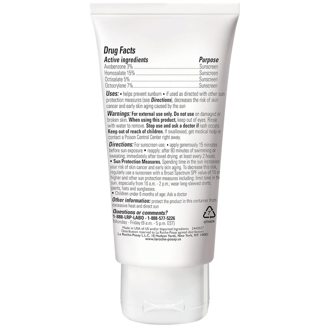 La Roche-Posay Anthelios Clear Skin Sunscreen Dry Touch SPF 60, Oil Free Sunscreen for Face, Oil Absorbing, Broad Spectrum SPF + Antioxidants, Non-Greasy, Oxybenzone Free, Travel Size