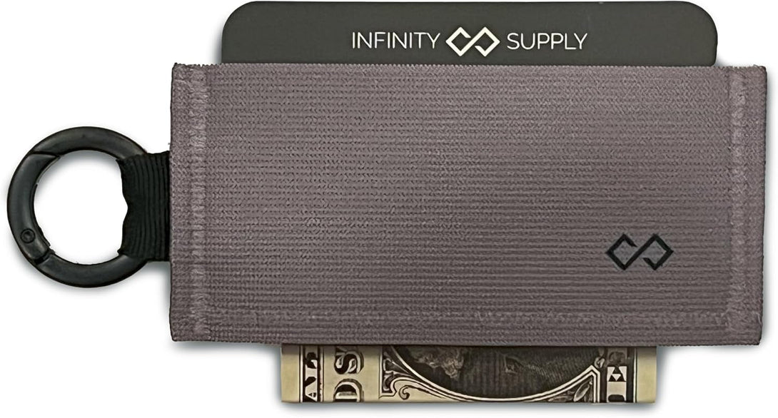 Minimalist Wallet for Men and Women (Solid Silver)