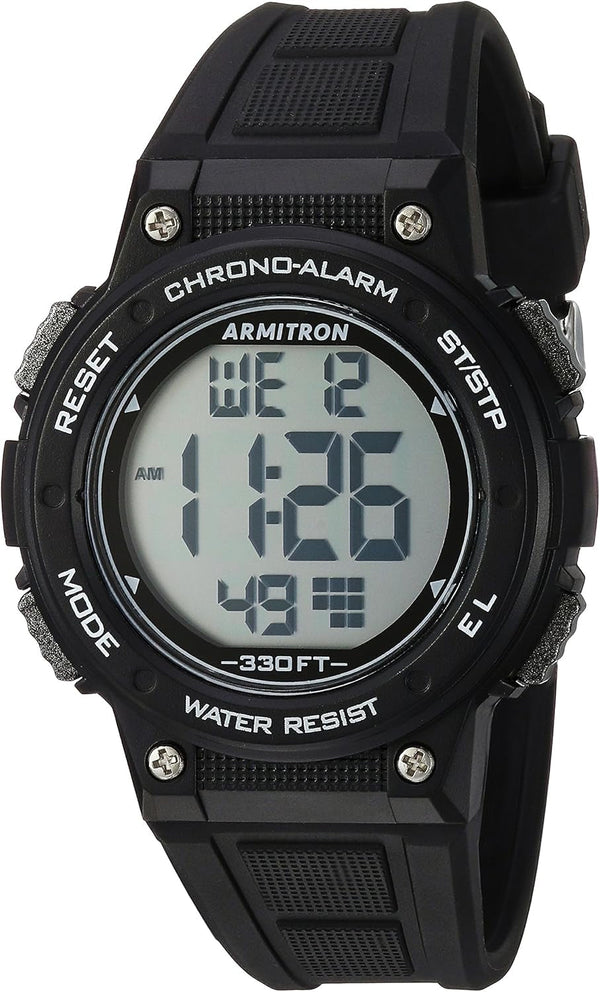 Armitron Sport Women'S Digital Chronograph Resin Strap Watch