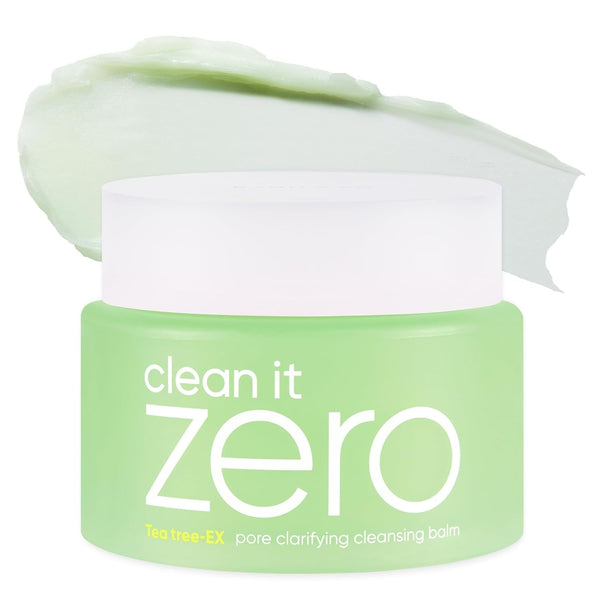 BANILA CO Clean It Zero Pore Clarifying Cleansing Balm | Korean Makeup Remover, Cleansing Oil, Facial Cleanser for Oily and Acne Prone Skin | Vegan | Made with AHA-PHA & Tea Tree (100Ml / 3.38 Fl. Oz)