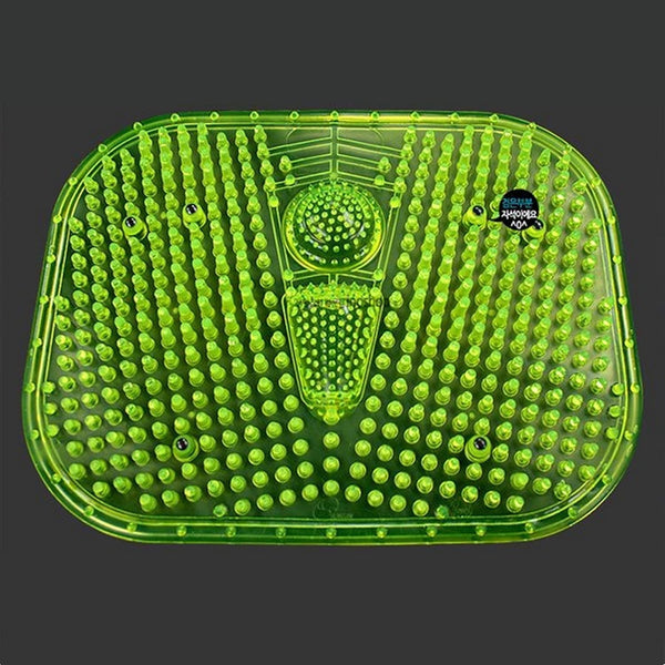 Reflexology Foot Massage Mat Stimulates Blood Circulation Acupressure Feet Massager Plate Board with Magnet (3. Rounded Rectangle Mat)