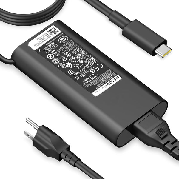 Charger for Dell Laptop Computer 65W 45W USB C Fast Power Adapter, Chromebook Charger Type C Power Cord