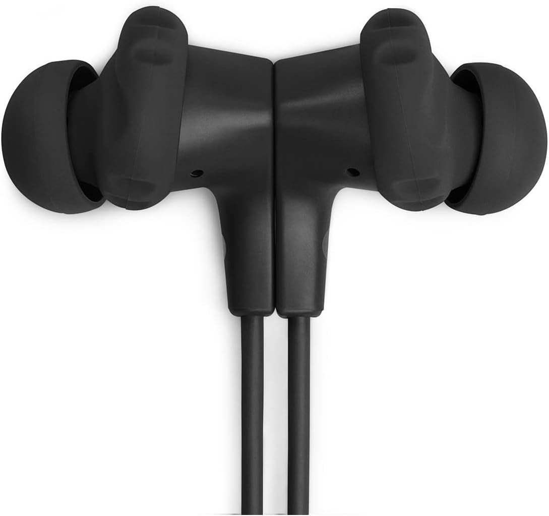 JBL Endurance Run 2 Wired - Waterproof Wired Sports In-Ear Headphones, Pure Bass Sound, Hands-Free Calls, Never Hurt. Never Fall Out. (Black)