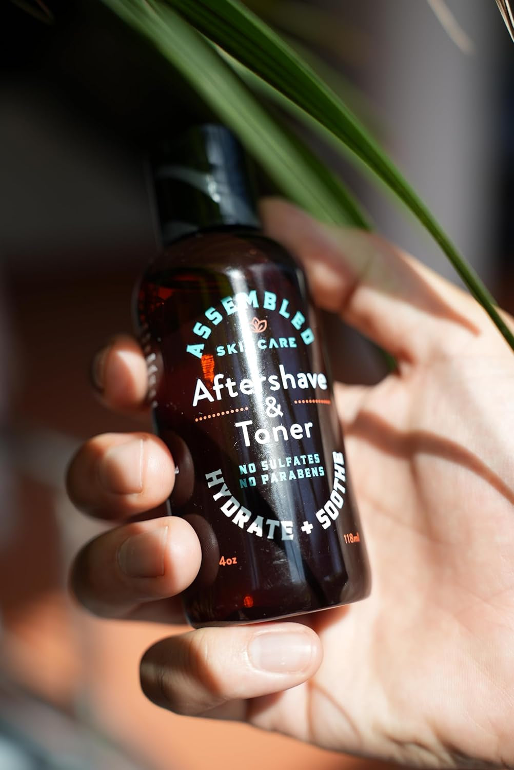 ASSEMBLED Men'S Aftershave & Toner, 4Oz (Pack of 1); Fragrance-Free, Paraben-Free