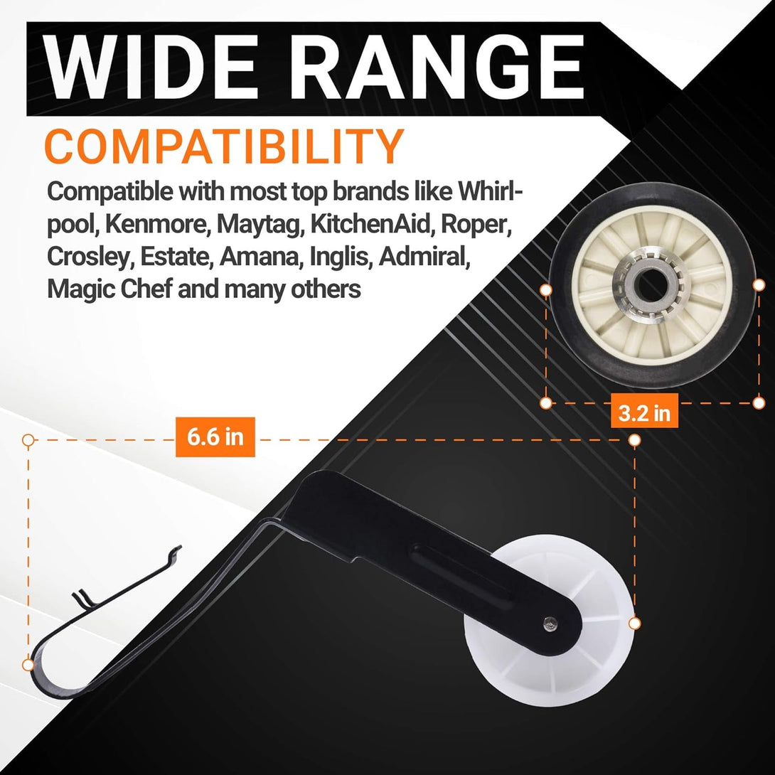 Bluestars 341241 691366 Dryer Drum Belt & Pulley Kit – Compatible with Kenmore Whirlpool Dryers - Replaces 8066065 AP2946843 W10127457 PS346995 3394651 529597 AP6010582 PS11743765 WP691366 337116