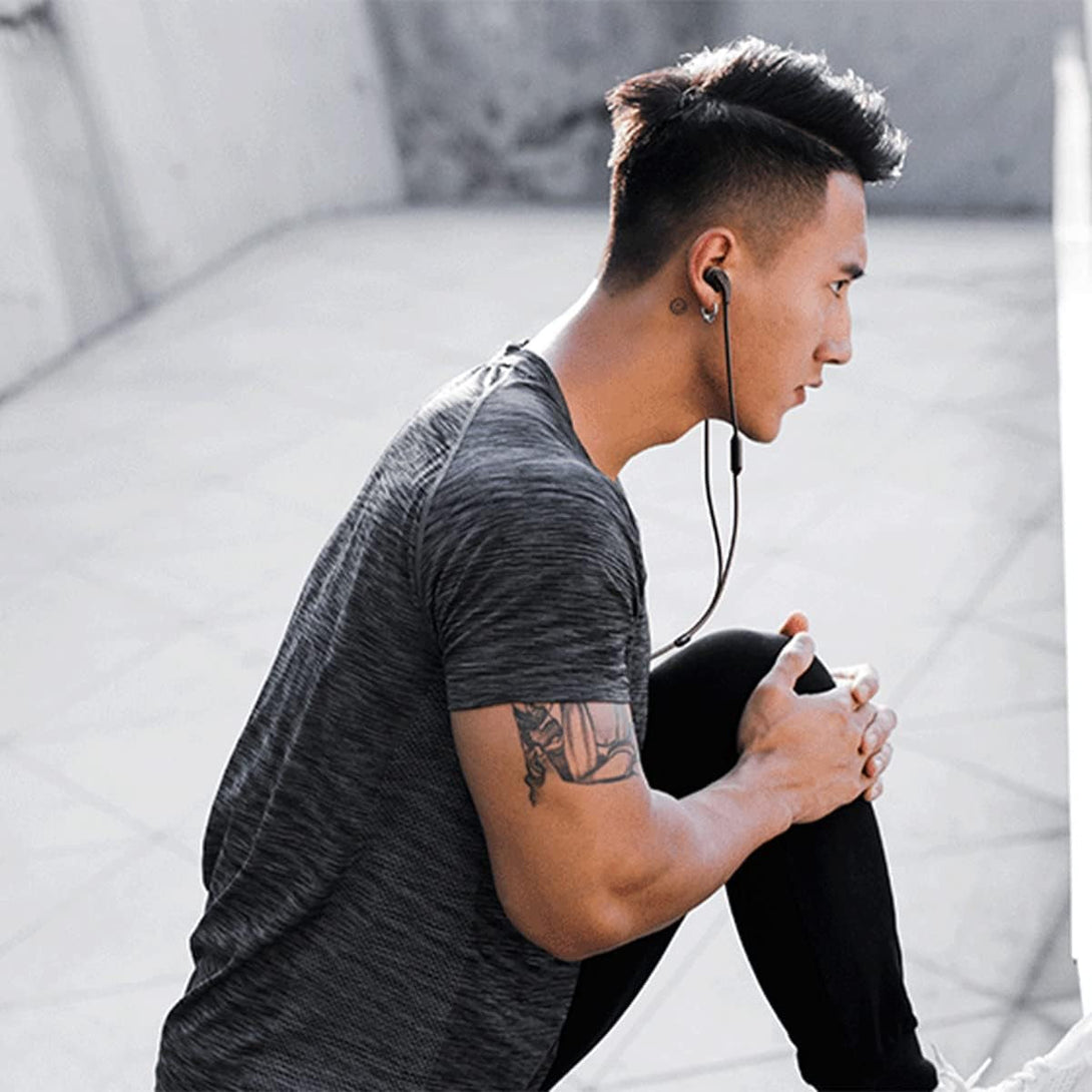 JBL Endurance Run 2 Wired - Waterproof Wired Sports In-Ear Headphones, Pure Bass Sound, Hands-Free Calls, Never Hurt. Never Fall Out. (Black)
