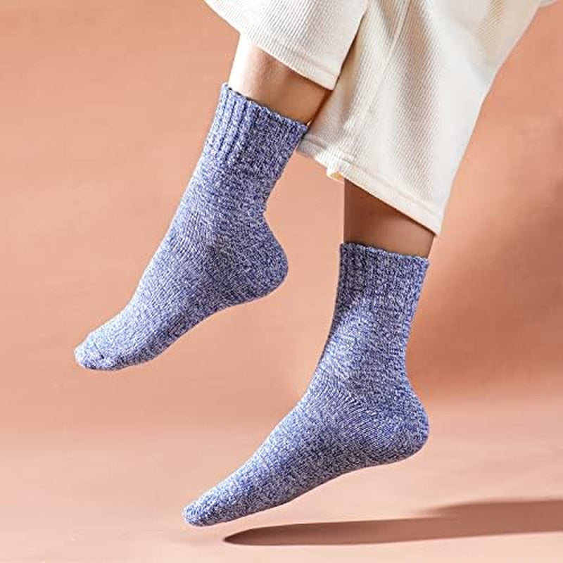 Pleneal Wool Socks for Women and Men - Winter Warm, Cozy Knit Boot Socks
