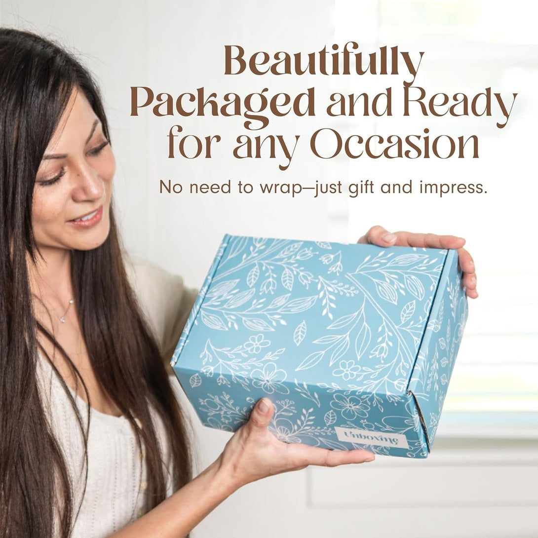 Unboxme Lavender Spa Gift Set - Relaxation Gifts for Women with Candle & Bath Bombs - Perfect Self-Care Gift for Women, Birthdays, Christmas, Get Well Soon, or Valentine'S Day