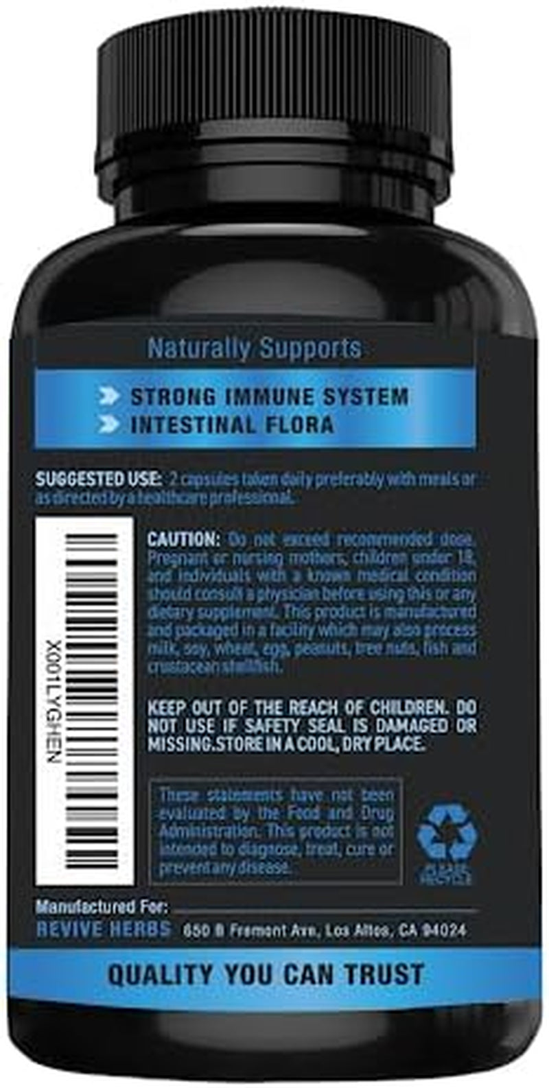 Advanced Probiotic with DE111 Strain (Bacillus Subtilis). Spore Forming Probiotic. No Refrigeration Needed. 11.5 Billion Organisms. Probiotics for Women and Men. 60 Vegetable Capsules.