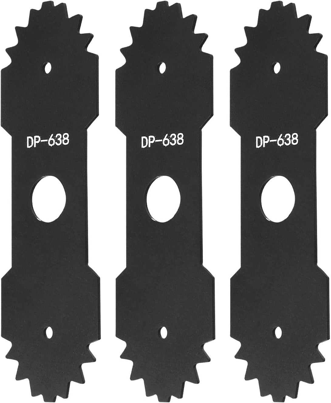 9 Inch 638006008 Edger Blade Compatible with Ho-Melite Ry-Obi Edger, Edger Blade Replacement 638006008 638006007 RY13050 RY13050A RY15518 RY40030 P2300 RY40706VNM S20300 Edger Center Hole 1" (3)