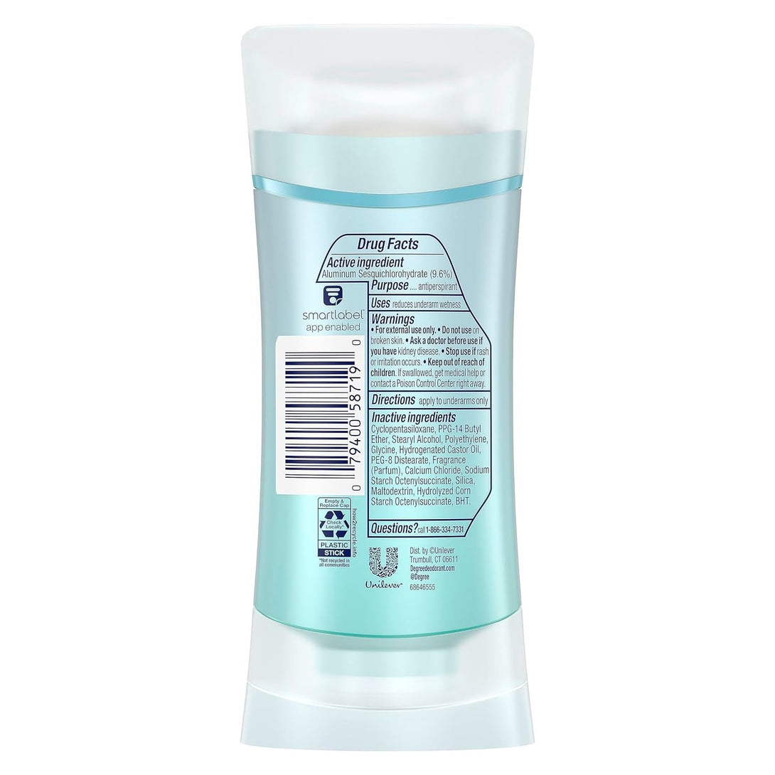 Degree Ultraclear Antiperspirant Deodorant Black+White anti White Marks and Yellow Stains Deodorant for Women 2.6 Oz
