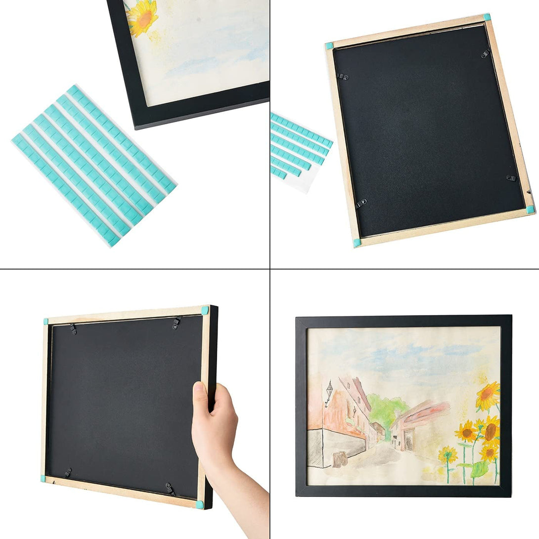 96 Pieces Adhesive Poster Tacky Putty Sticky Non-Toxic Fun-Tak Mounting Putty Reusable & Removable Wall Safe Tack for Hanging Pictures, Art Photography(Light Blue)