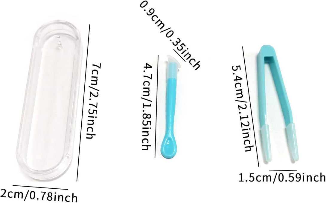 A Set of Random Color Contact Applicator,Contact Lens Remover Tool,Inserter+Tweezer with Soft Tip for Contact Lens Cases Health and Household,Cases,Contact Lens Care