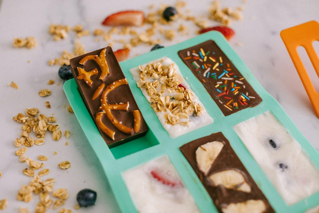 Handstand Kitchen Snack Time 10-Piece Snack Bar Making Set with Including Reusable Beeswax Wraps