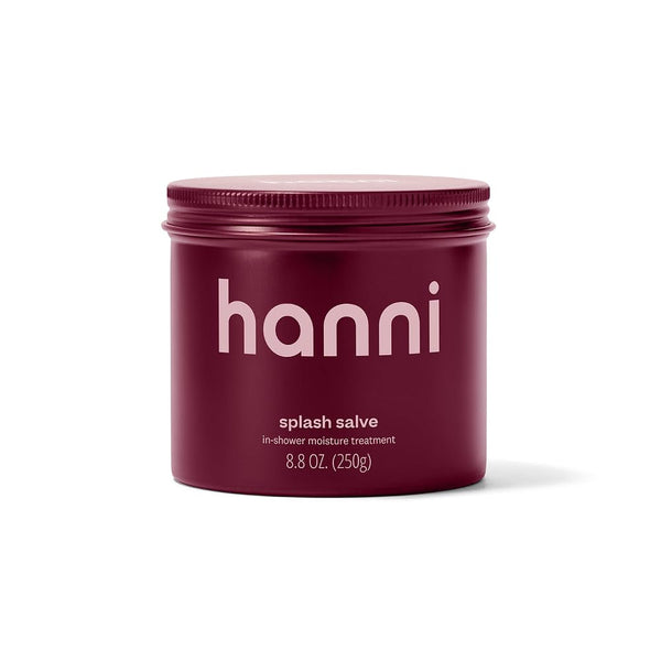 HANNI Splash Salve Body Mask, In-Shower Moisturizer with Coconut, Jojoba, Shea Butter & Glycerin, Deep Conditioning for All Skin Types, 250 Ml / 8.8 Oz