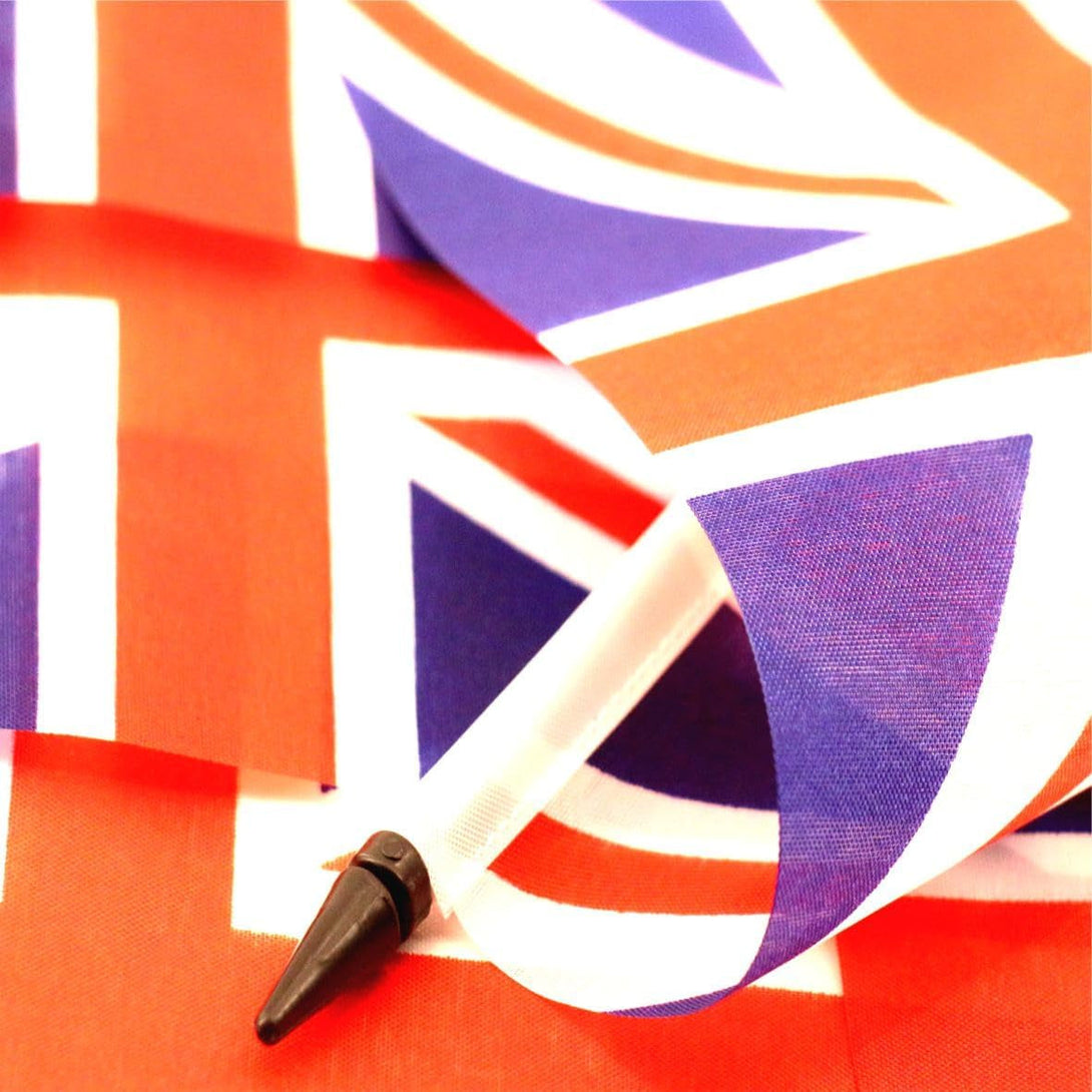 12 Pack United Kingdom Desk Flags Set British People Small Mini Table Office Miniature Desktop Flag Home Office Decoration
