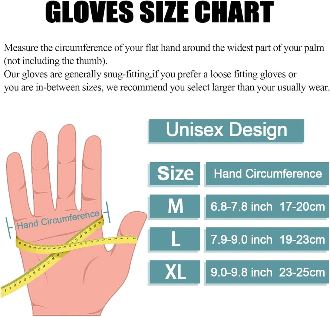Vigrace Winter Warm Touchscreen Gloves for Men and Women Touch Screen Fleece Lined Knit Anti-Slip Wool Glove