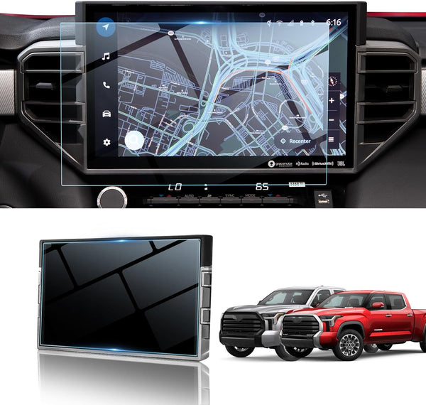 BIBIBO for 2023 2024 Toyota Tundra Screen Protector 2022-2024 Toyota Tundra &2024 Toyota Tacoma 14" Radio Screen Protector Toyota Tundra Accessories